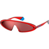 Polaroid 6074 red sunglasses plastic frame - British product