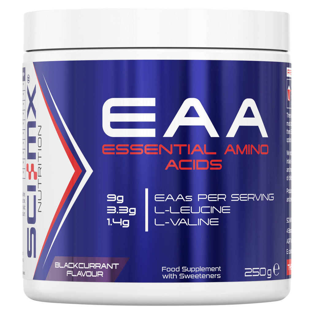 Sci-MX Nutrition EAA Essential Amino Acids Blackcurrant Flavour 250g