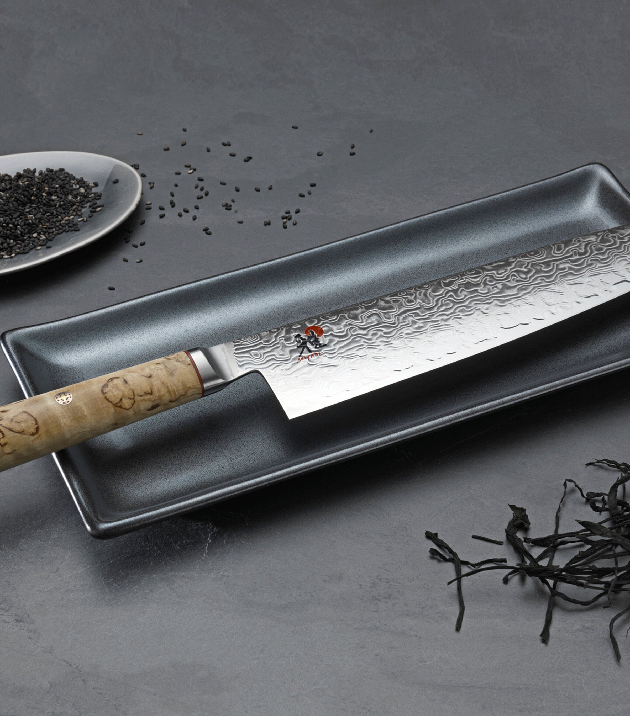 Miyabi 5000 MCD Gyutoh knife, imported from the UK