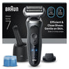 Braun Series 7 electric shaver with SmartCare Center grey (British brand)