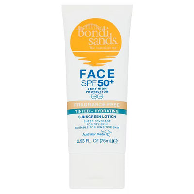 Superdrug Bondi Sands Face Hydrating Tinted Lotion SPF 50+ 75ml- Buy online at McGrocer