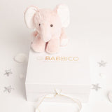 Babbico Gift Boxed Evie The Elephant Pink Soft Plush Toy GOODS Superdrug   