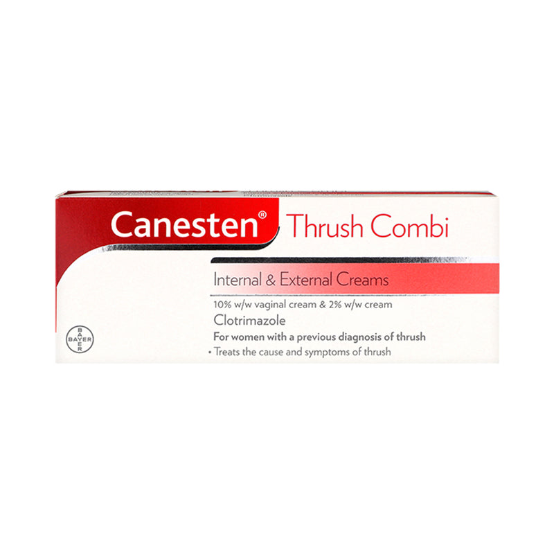 Canesten thrush treatment combi internal and external creams, UK version
