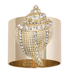 Joanna Buchanan shell-adorned napkin rings set of 2, UK version