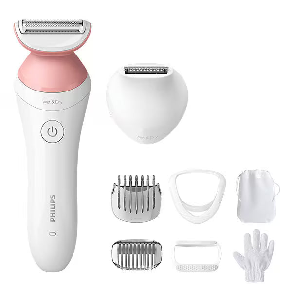 Philips Satinshave Advanced Lady Shaver with 6 Attachments (British brand)