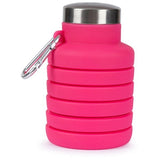 Trespass Vavo Foldable Silicone Water Bottle GOODS Superdrug Flamingo Pink  