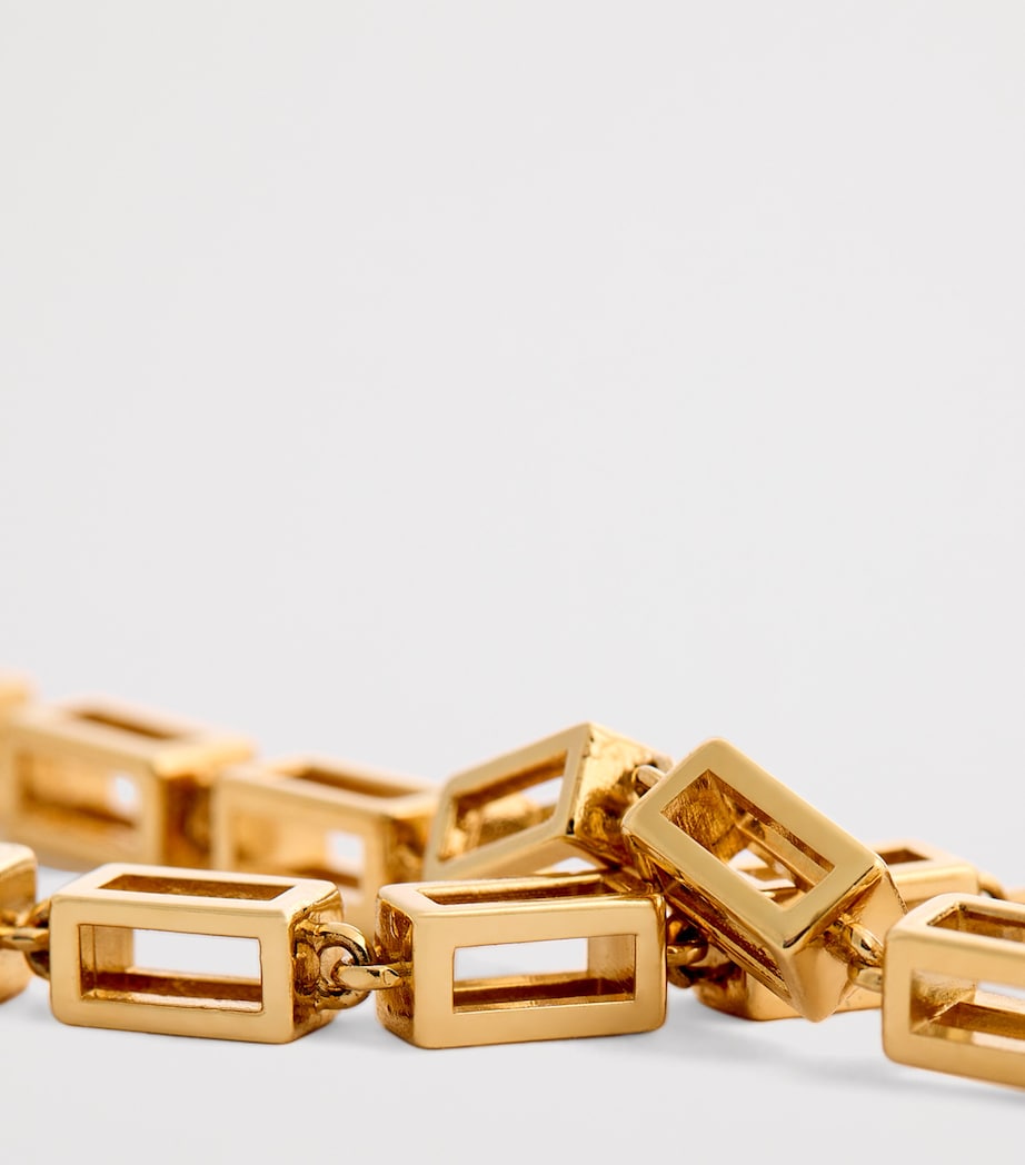 Suzanne Kalan yellow gold chain bracelet 17cm - British product
