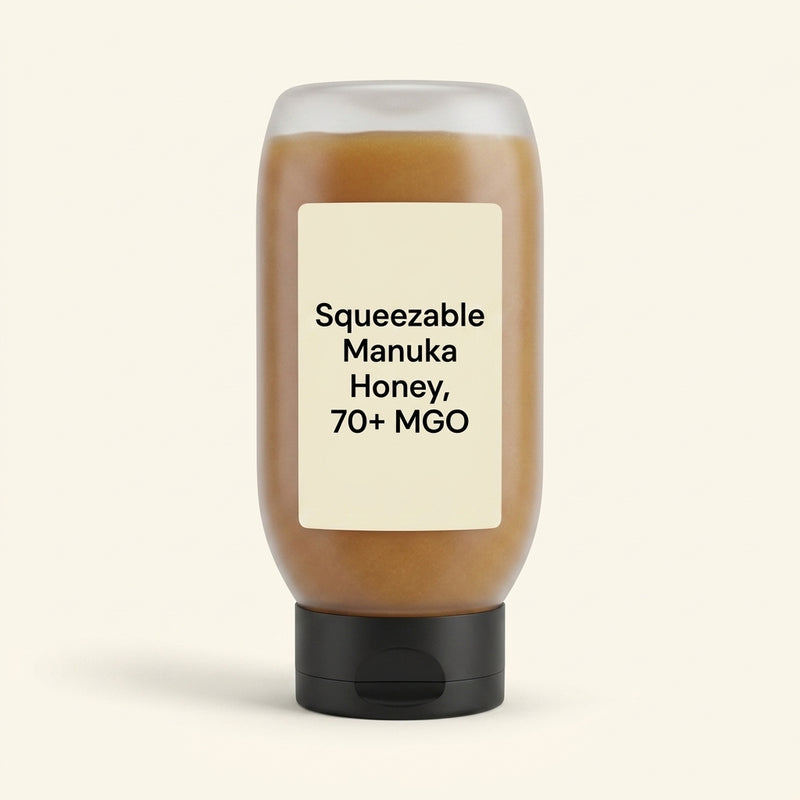 Holland & Barrett Manuka Honey MGO 70+ Squeezy 350g, UK version