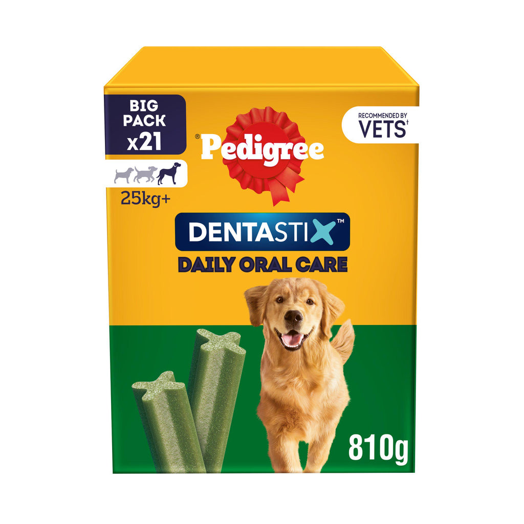 Pedigree Dentastix Fresh Adult Large Dog Treats Dental Sticks x21 810g