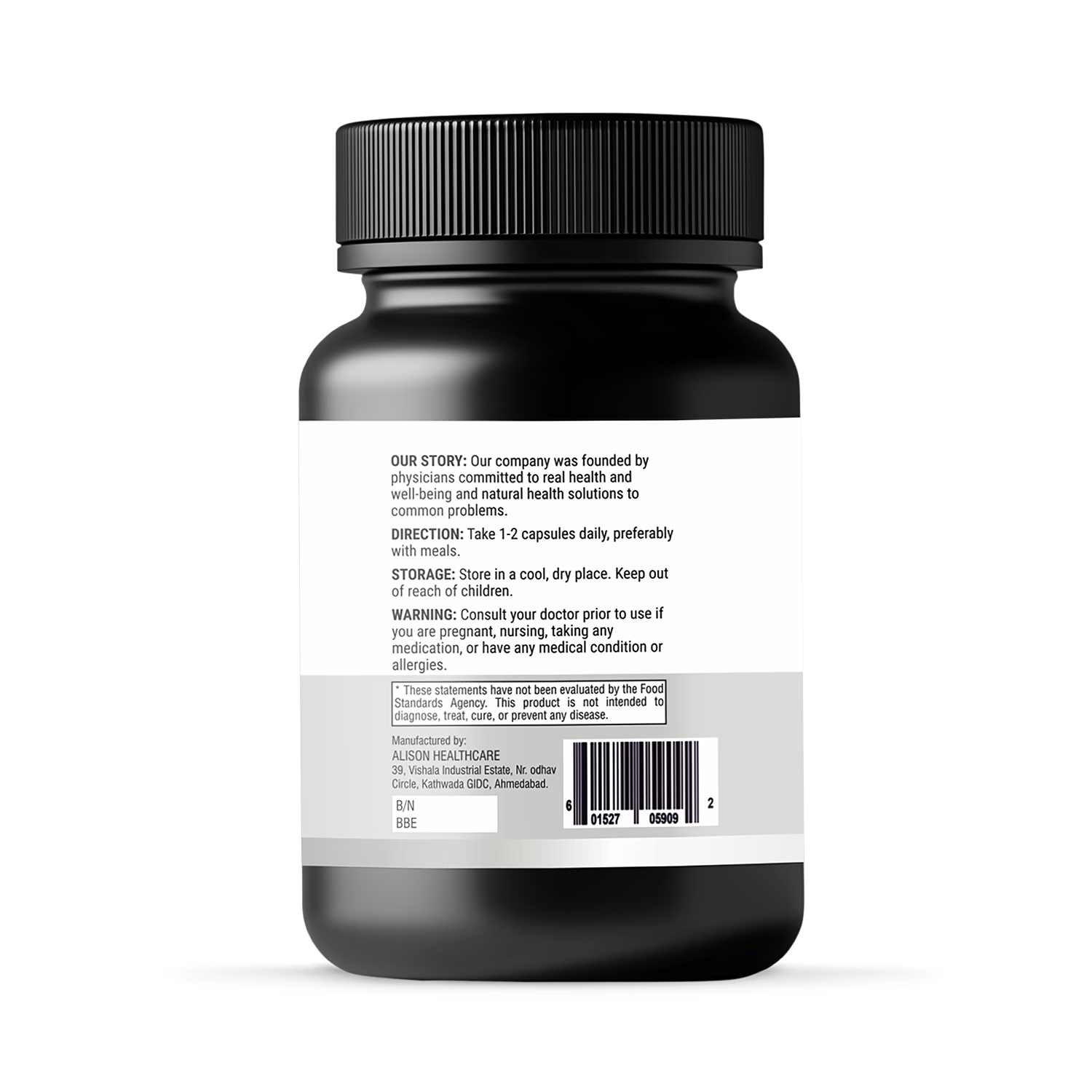Bone health support supplement 60 capsules, UK version
