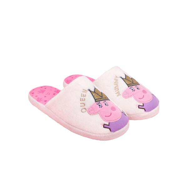 Peppa Pig Womens Queen Mummy Pig Slippers (5-6) GOODS Superdrug   