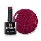 Bluesky Heart Queen Gel Polish Red Glitter - British product