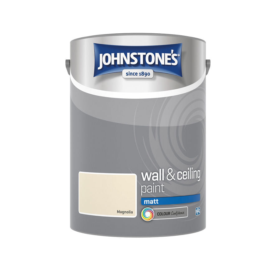 Johnstone's Matt Emulsion, Magnolia, 5L DIY ASDA   