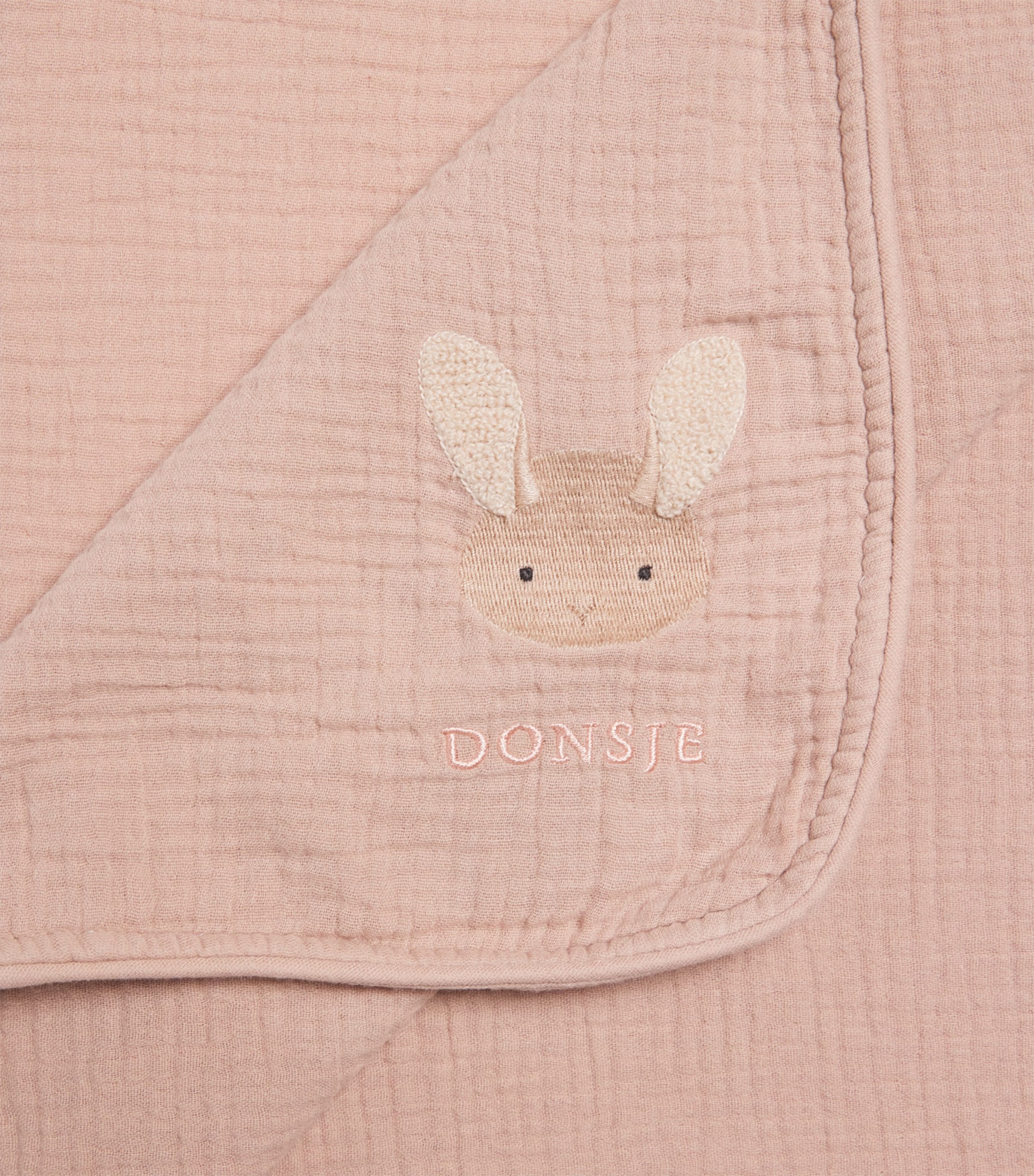 Donsje Muslin Embroidered Ploekie Baby Blanket - British product
