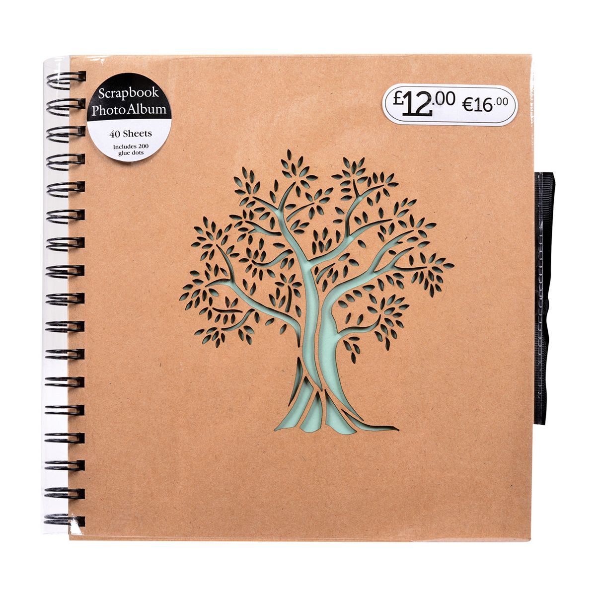 Kraft Laser Cut Tree Scrapbook Photo Album - 40 Sheets GOODS Boots   