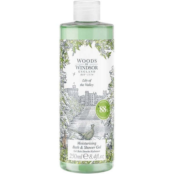 Woods of Windsor Lily of the Valley bath & shower gel 250ml - British product