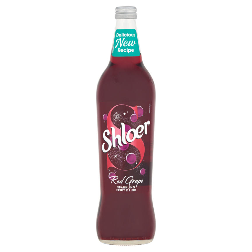 Shloer Red Grape Sparkling Juice Drink