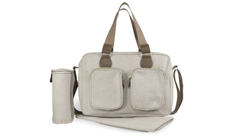 My Babiie Deluxe Changing Bag - Oatmeal Herringbone GOODS Argos