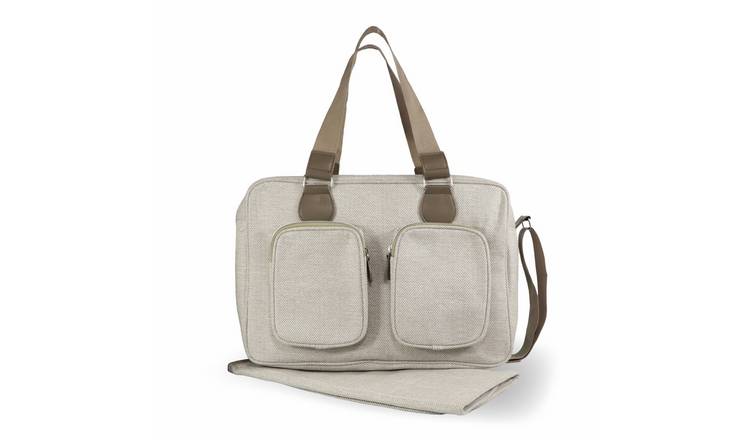 My Babiie changing bag oatmeal herringbone, imported from the UK