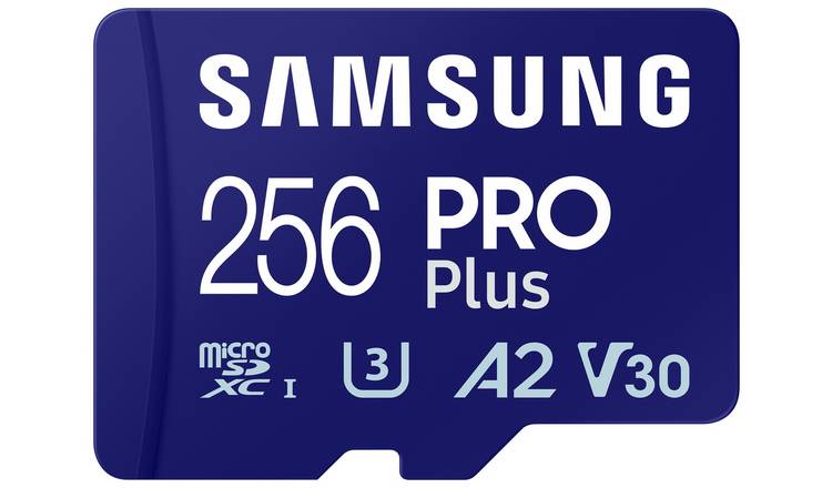 Samsung PRO Plus 256GB micro SDXC memory card, UK version