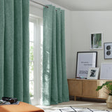 Habitat blackout eyelet curtains forest green 117x137cm, imported from the UK