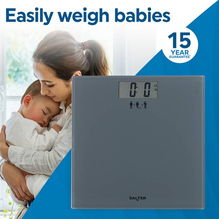 Salter digital scale Grey - imported from the UK