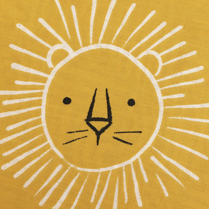 Habitat Cotton Safari Lion Yellow Bedding Set - Single