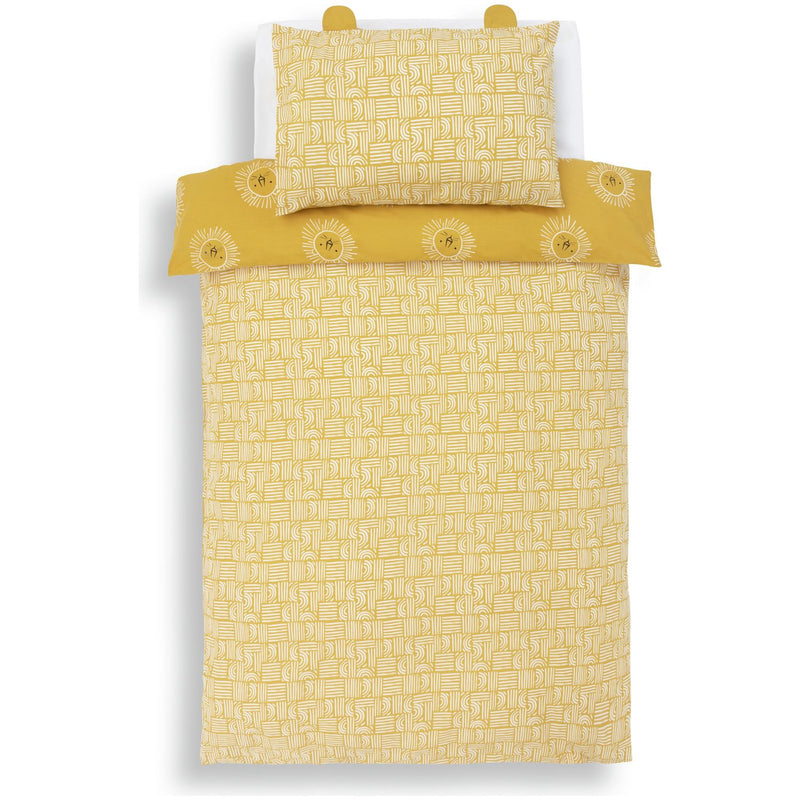 Habitat Cotton Safari Lion Yellow Bedding Set - Single