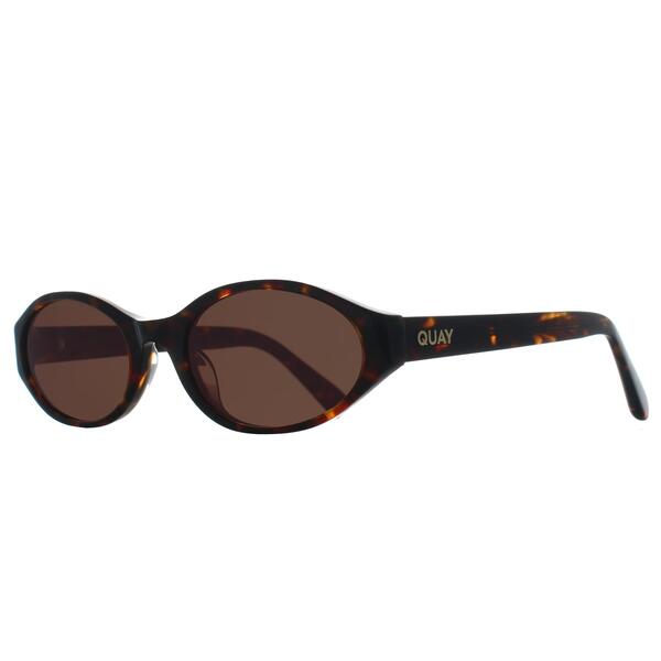 Quay Aura Points brune solbriller (Britisk merke)
