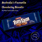 Arnott's Tim Tam Extra Chocolaty biscuits 200g, imported from the UK