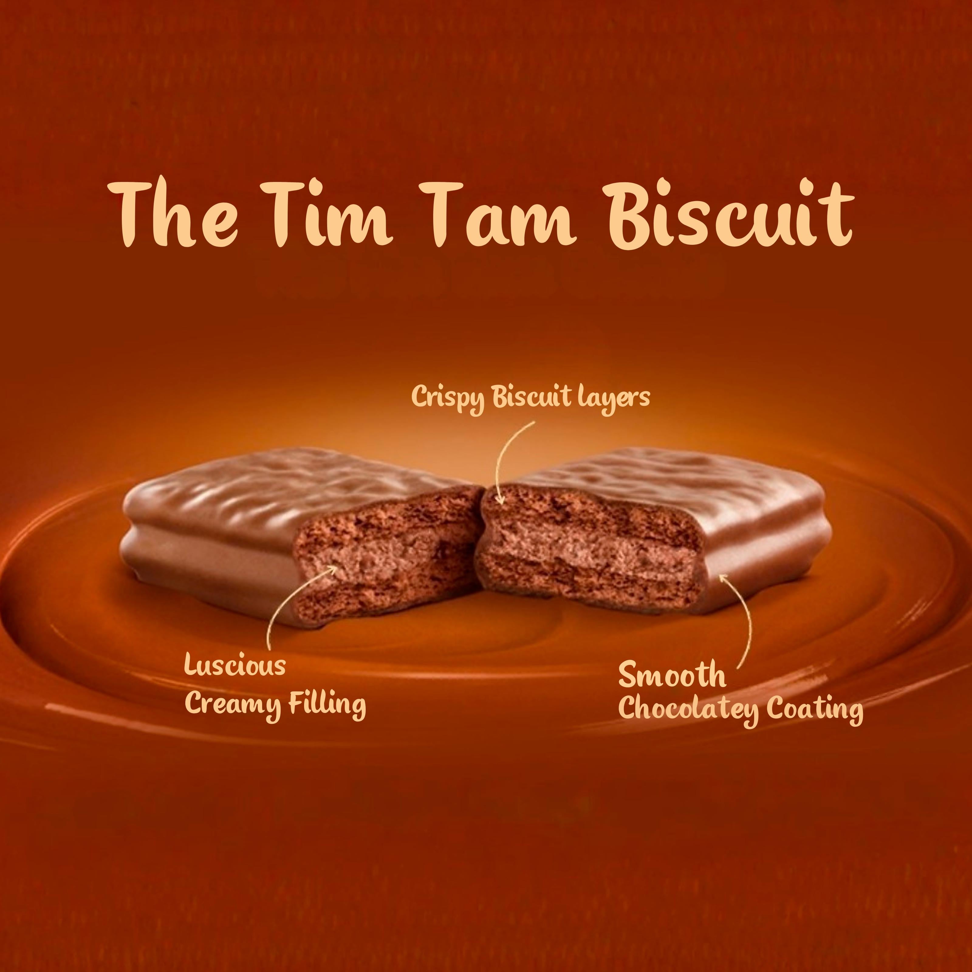 Arnott's Tim Tam original chocolatey biscuit bars 163g (British brand)