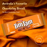 Arnott's Tim Tam Chewy Caramel biscuits 175g, imported from the UK