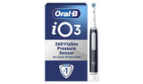 Oral-B iO3 electric toothbrush in black (British brand)