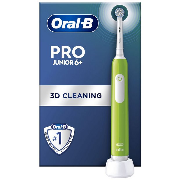 Oral-B Junior kids electric toothbrush green (British brand)