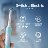 Oral-B Pro 1 electric toothbrush blue, imported from the UK