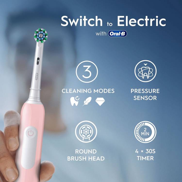 Oral-B Pro 1 electric toothbrush pink, UK version