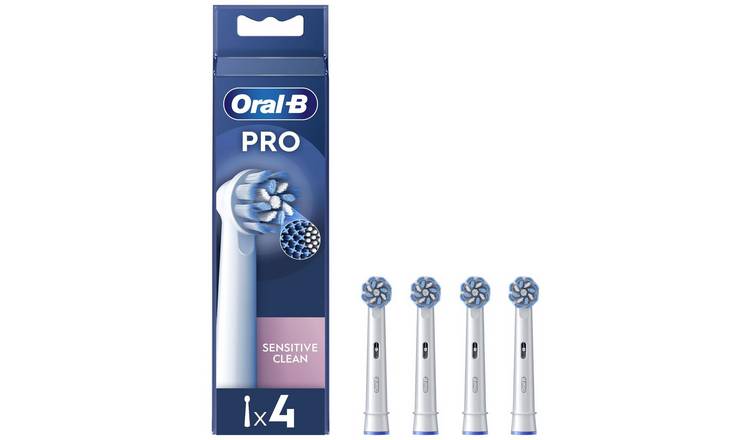 Oral-B Pro Sensitive Clean Electric Toothbrush Heads-4 Pack