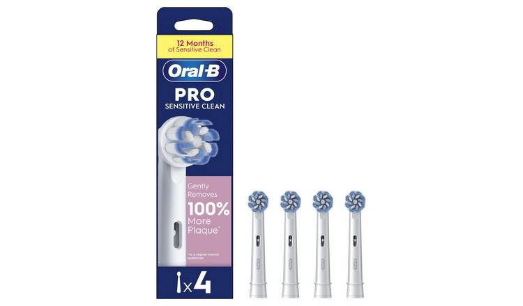 Oral-B Pro Sensitive Clean toothbrush heads 4 pack (British brand)
