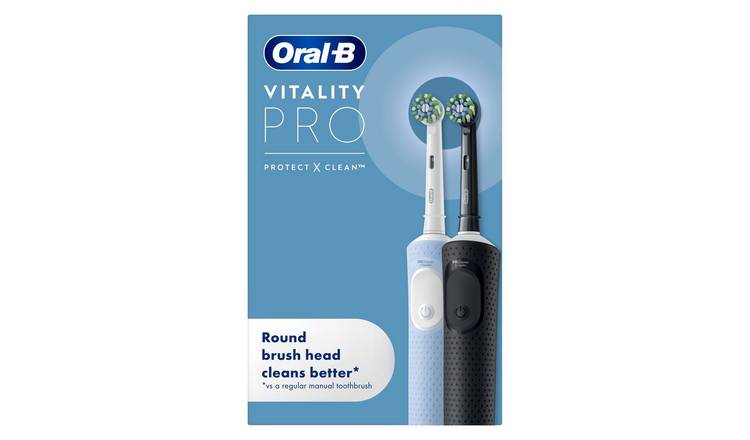 Oral-B Vitality Pro Duo electric toothbrush black blue (British brand)