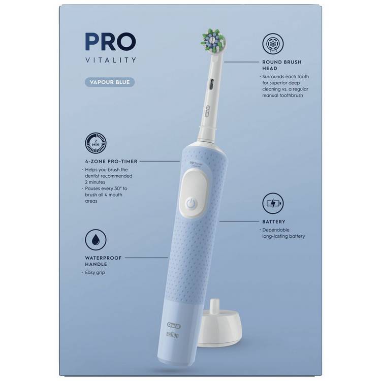 Oral-B Vitality Pro Duo electric toothbrush black blue (British brand)