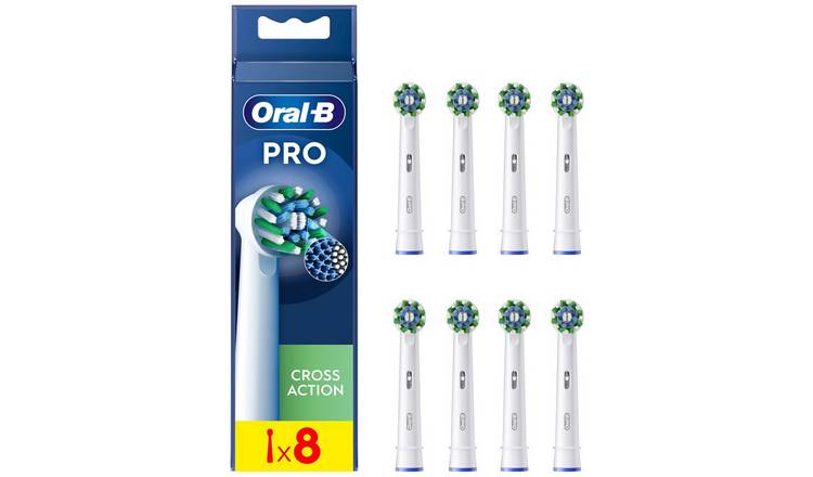 Oral-B Pro White Electric Toothbrush Heads - 8 Pack