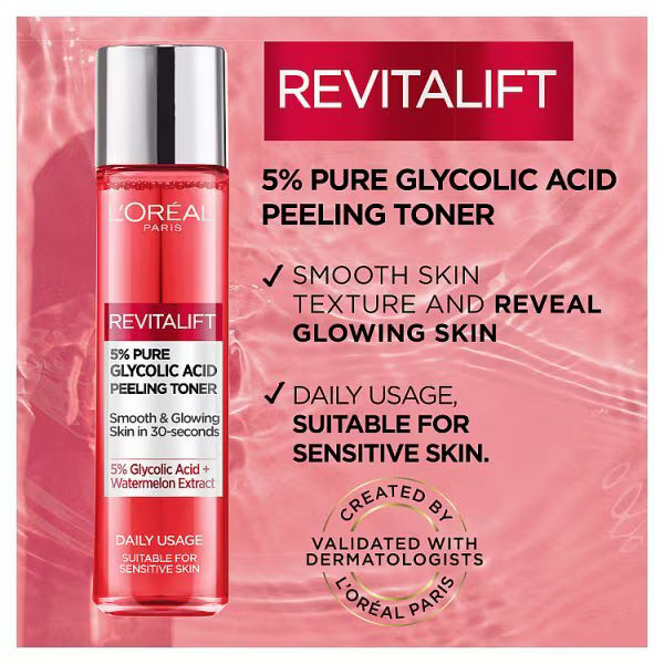 L'Oreal Paris Revitalift 5% Glycolic Acid Peeling Toner