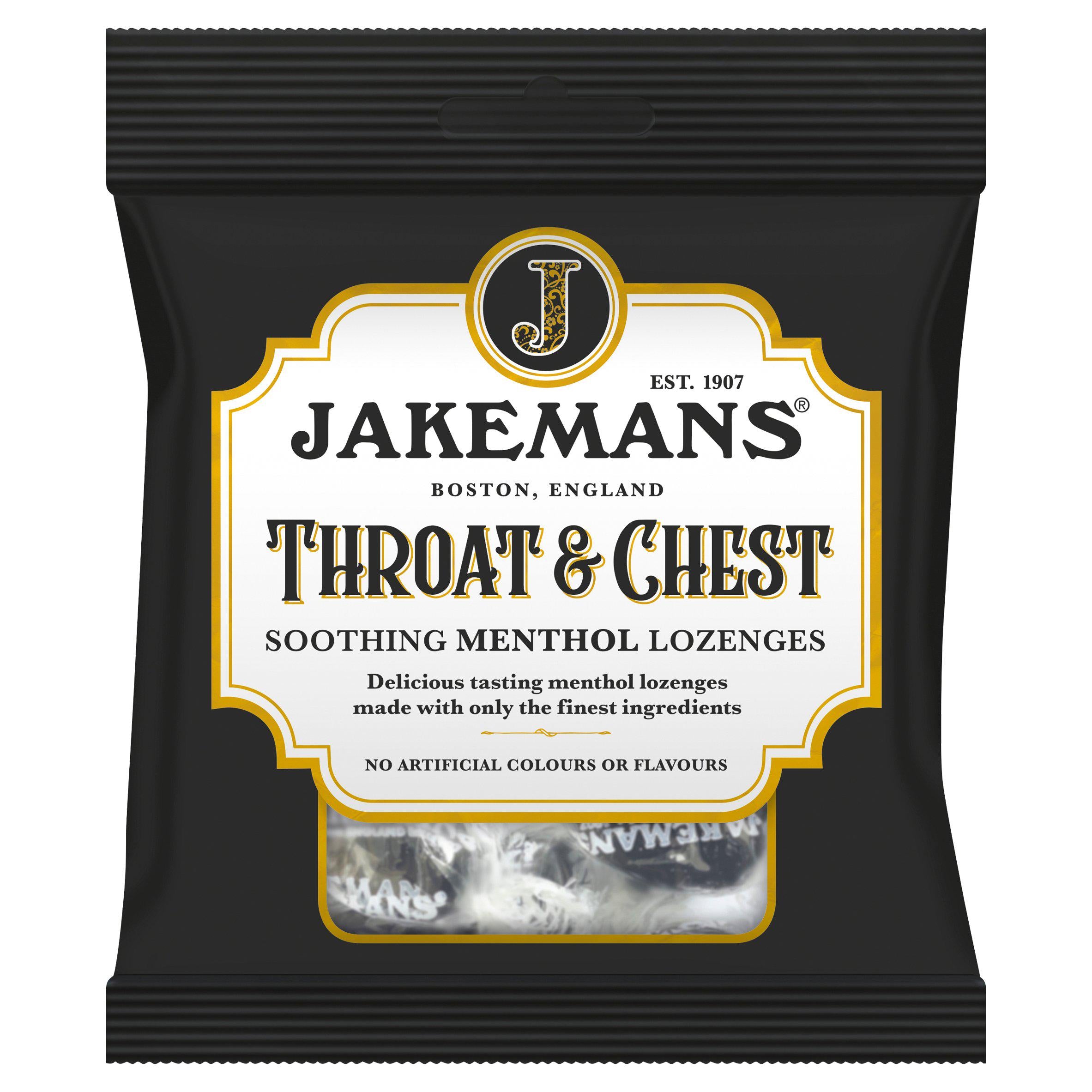 Jakemans Throat & Chest Soothing Menthol Lozenges 73g GOODS Sainsburys   