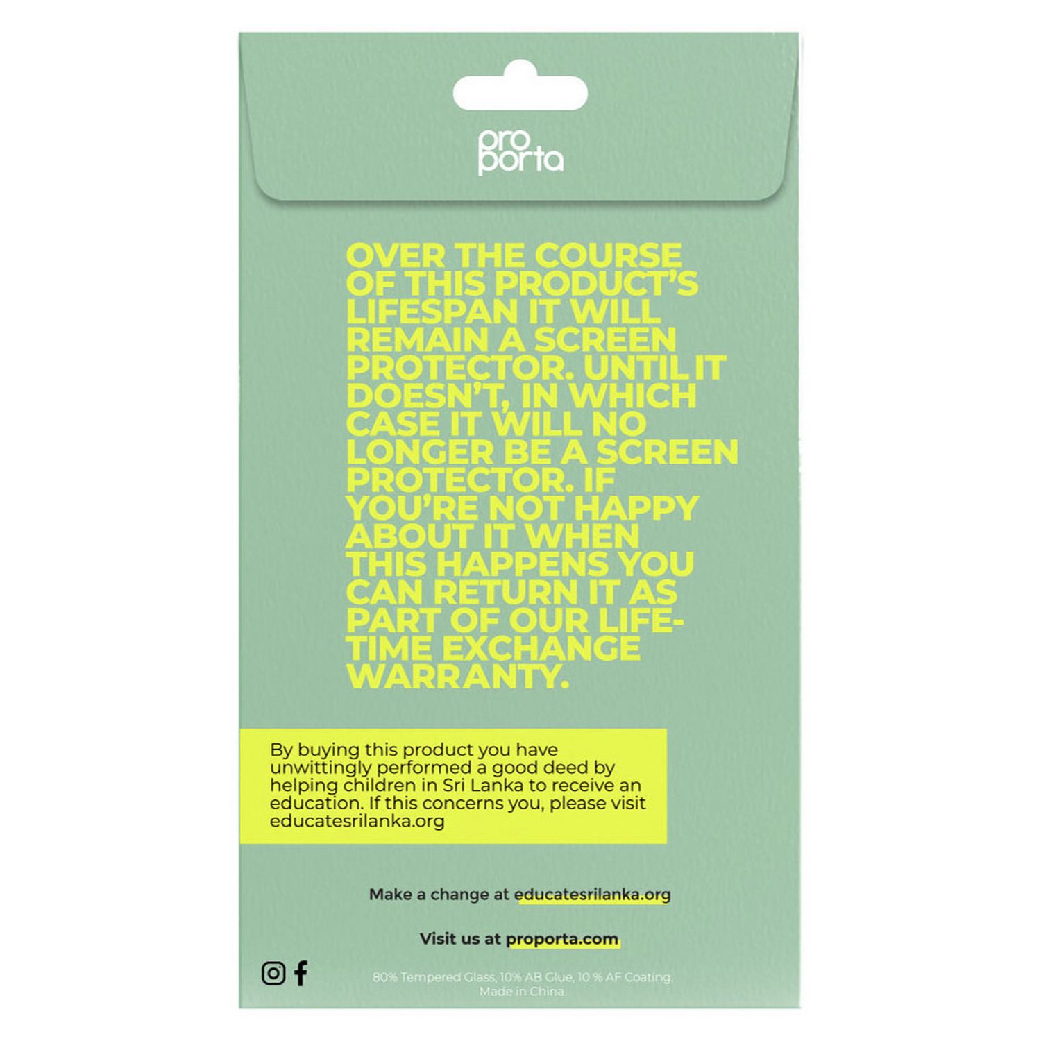 Proporta screen protector for iPhone 15 (British brand)