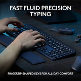 Logitech MX Keys S wireless keyboard black, imported from the UK