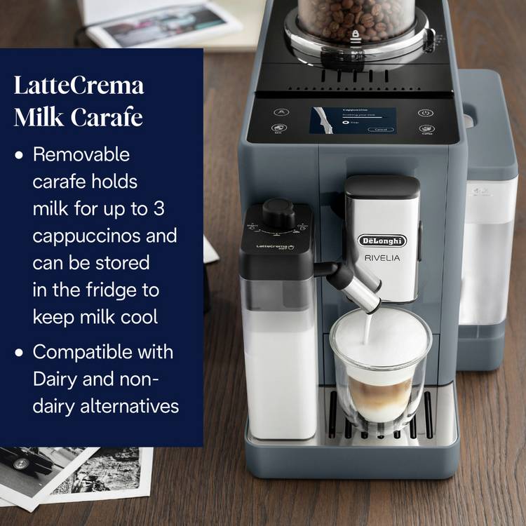 De'Longhi Rivelia bean to cup coffee machine - British product
