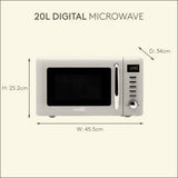 Haden microwave 800W 20L Putty, UK version
