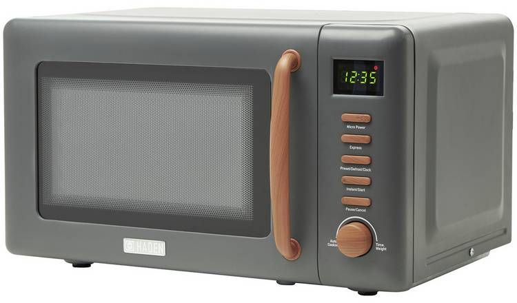 Haden Dorchester 800W Standard Microwave 201324 - Matt Grey