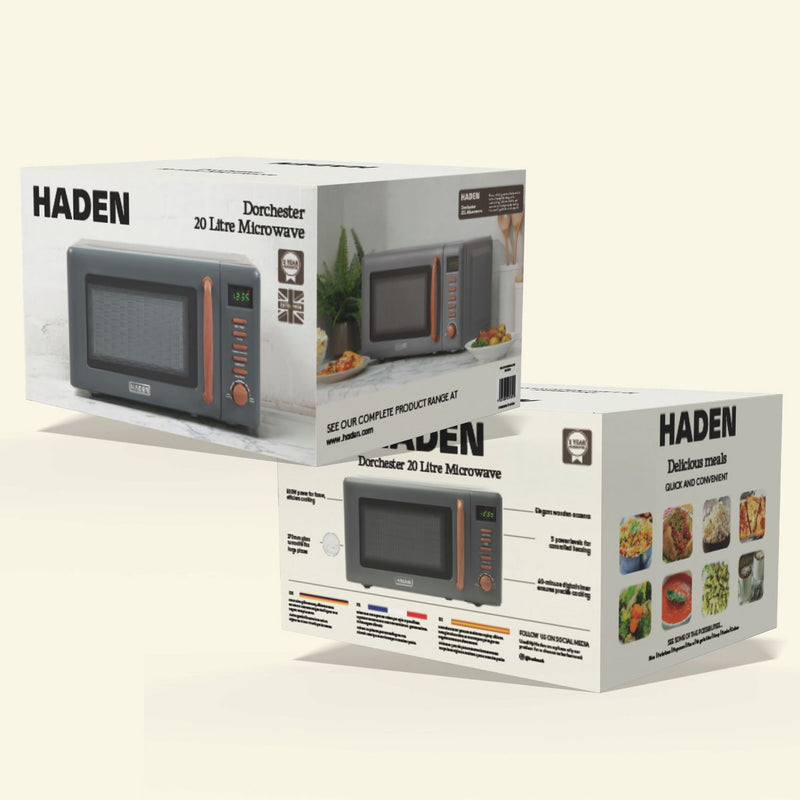 Haden Dorchester microwave 800W 20L, imported from the UK