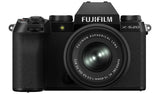 Fujifilm X-S20 black mirrorless camera with 15-45mm lens - British product